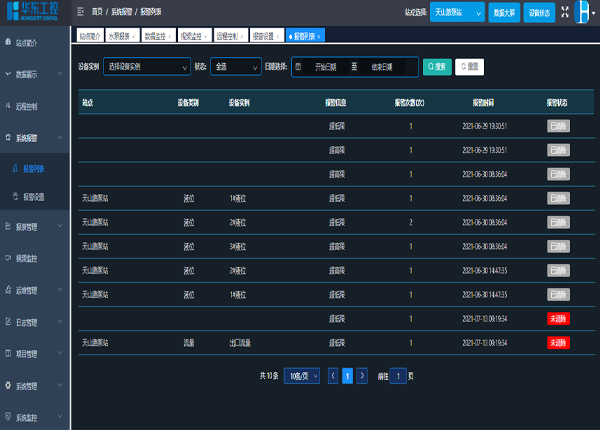 華東工控-智慧泵站管控平臺